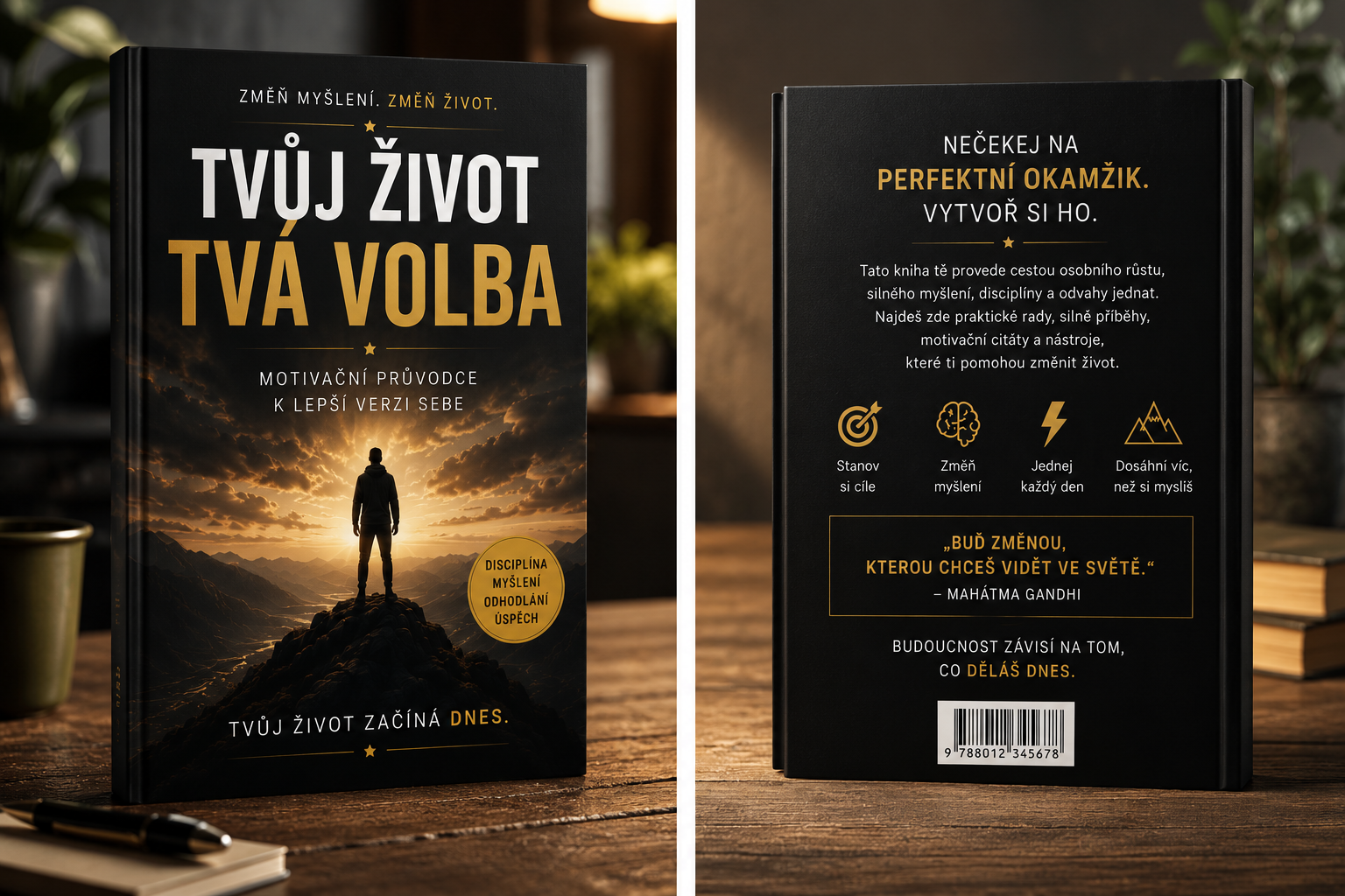 50 stran motivace, disciplíny a praktických rad pro osobní rozvoj. Okamžité stažení po zaplacení.